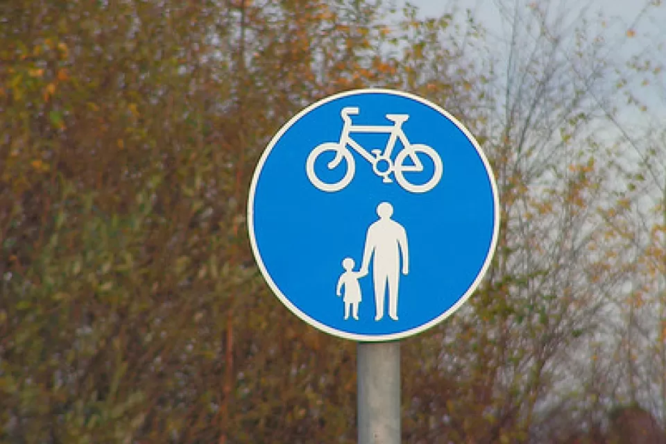 Bike and Ped Safety Signs